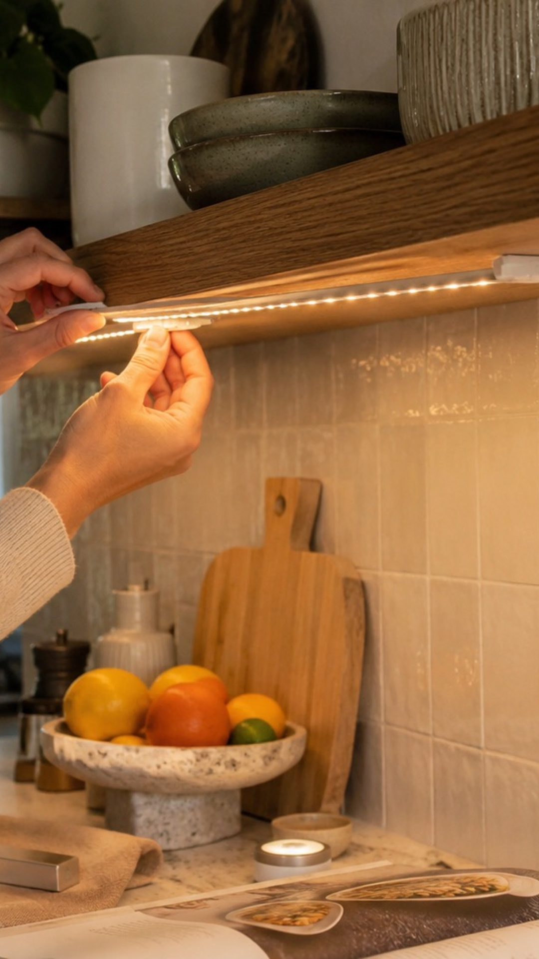 Peut-on ajouter un éclairage de tablette sans refaire toute l&rsquo;installation ?