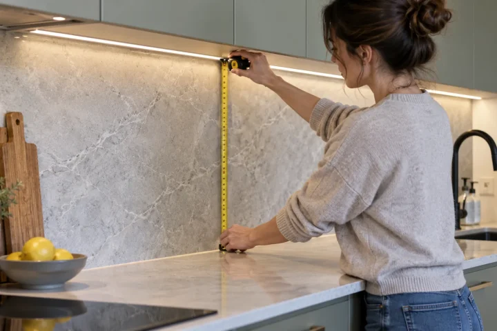 Hauteur de crédence de cuisine : la norme (50 à 70 cm) et les exceptions