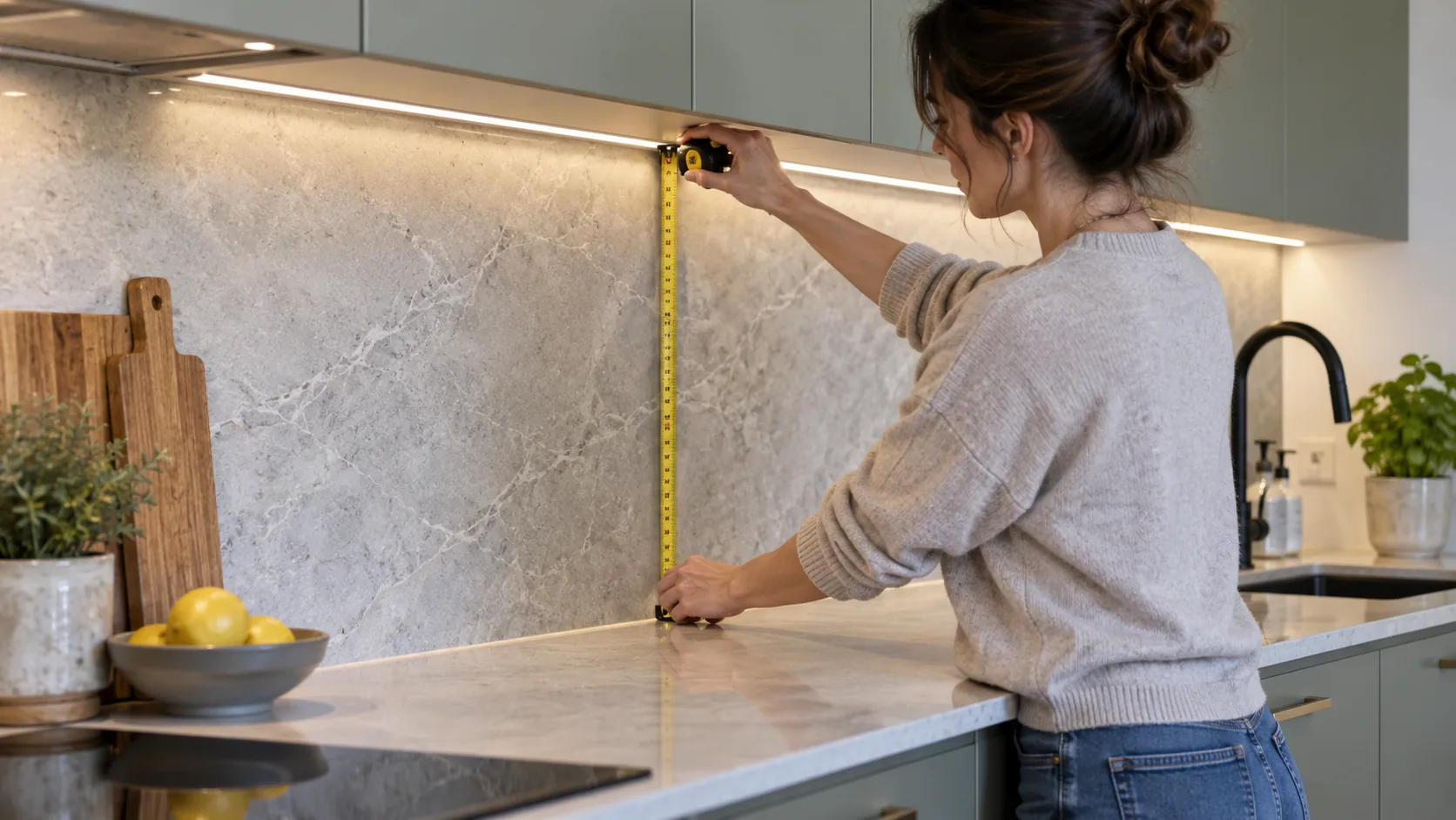Hauteur de crédence de cuisine : la norme (50 à 70 cm) et les exceptions
