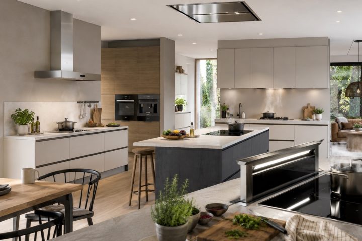 Hotte décorative, intégrée, îlot : les types et leur logique