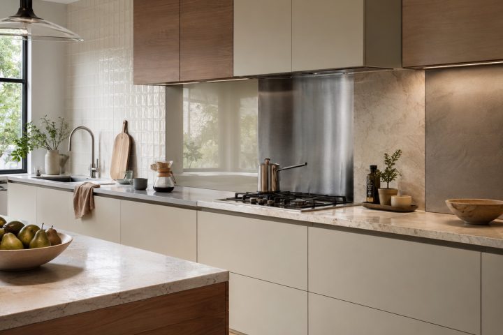 Crédence : carrelage, verre, inox, stratifié comparés