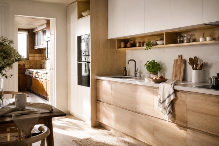 Le duo bois et blanc : la valeur sûre indémodable