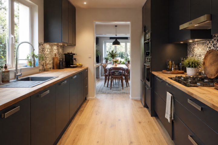 Cuisine traversante : garder un passage fluide sans sacrifier le rangement