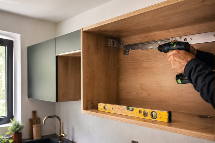 Fixer ses meubles hauts en toute sécurité