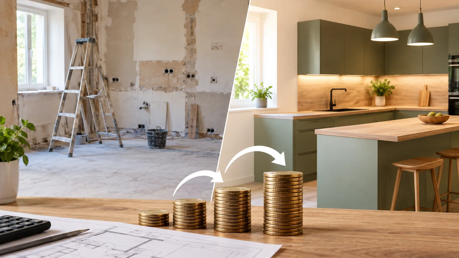 Comment hiérarchiser un budget quand la cuisine sera refaite en deux temps ?
