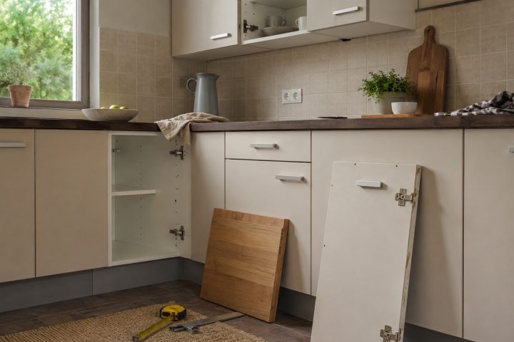 Cuisine Lapeyre : rénover en gardant les caissons