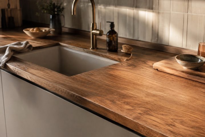 Le plan de travail en bois : chaleur, entretien et réparabilité