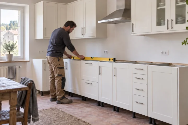 Installer une cuisine équipée soi-même : l&rsquo;ordre des étapes