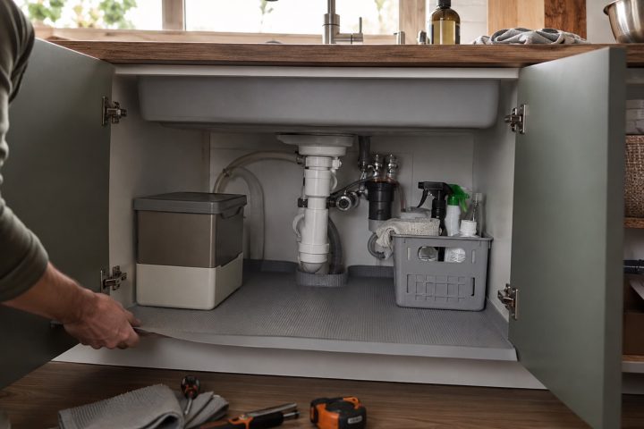 Aménager et sécuriser le meuble sous évier