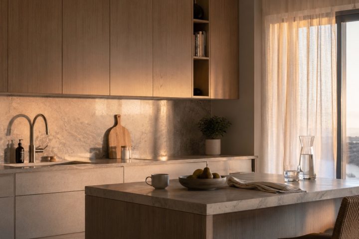 Comment éviter les reflets gênants sur une cuisine ouverte plein ouest ?
