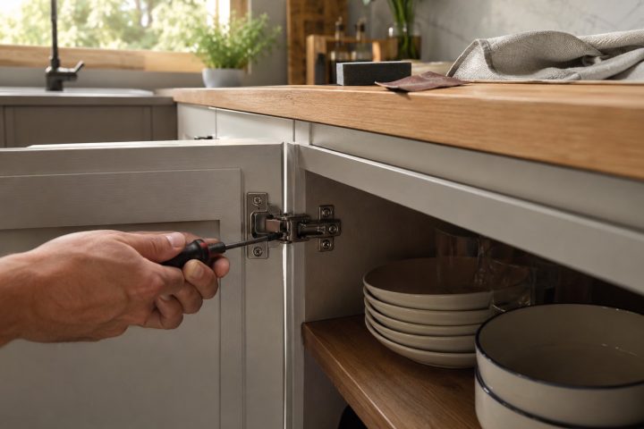 Comment régler une porte qui frotte seulement en été ?