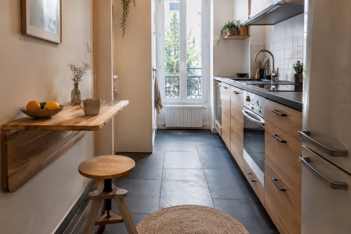 Que faire quand la table empiète sur la circulation en cuisine ?