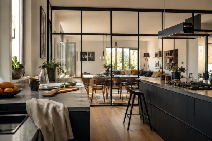 La verrière de cuisine : séparer avec style