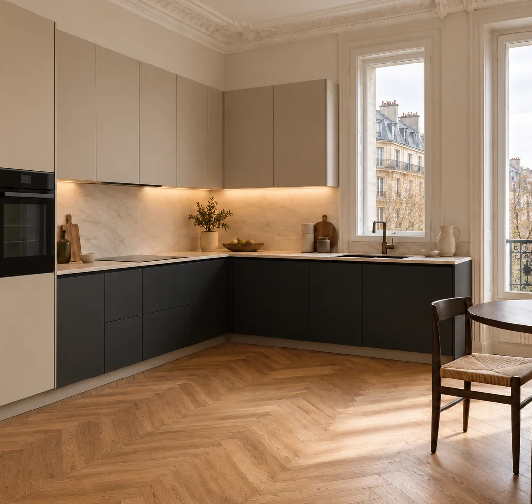 Percer les charnières d&rsquo;une porte compatible IKEA Faktum : les cotes